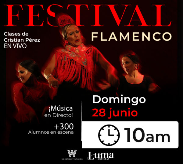 Festival Clases de Cristian Pérez Flamenco 2026 - Función 10am