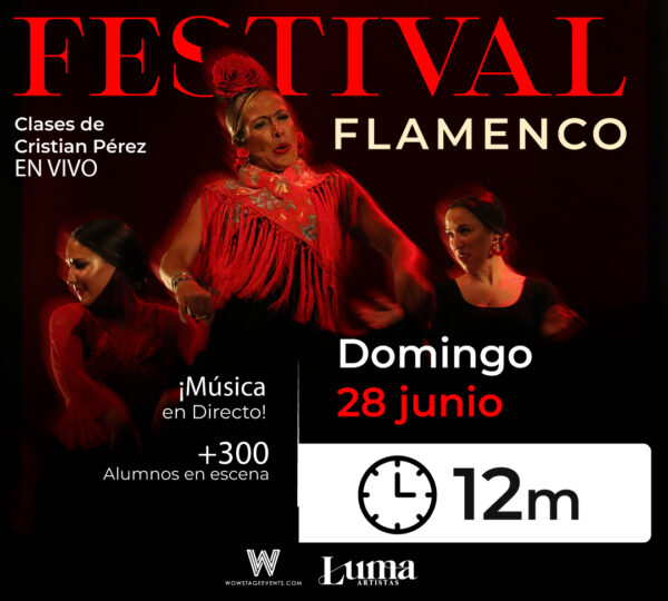 Festival Clases de Cristian Pérez Flamenco 2026 - Función 12m